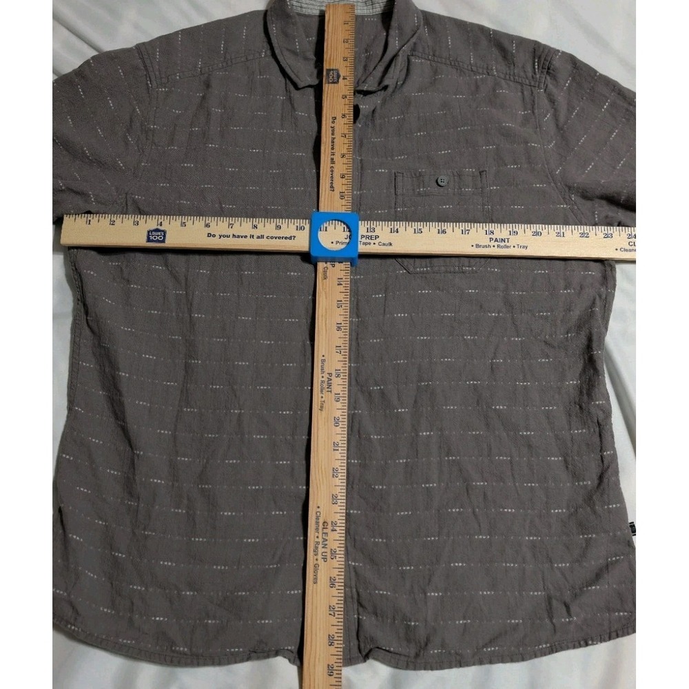 KUHL Men's XL‎ Gray Short Sleeve Button Up Shirt Lightweight Outdoor Casual - Picture 5 of 8